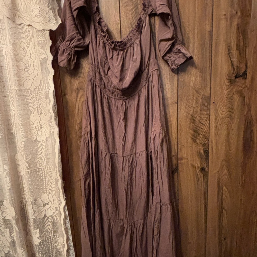 Zesica off the shoulder long sleeve chic sheet dress